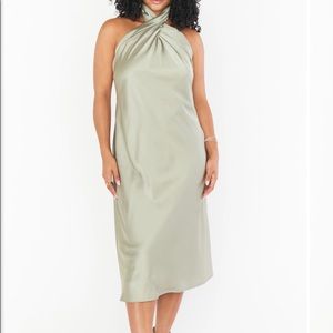 Jasmine Halter Midi Dress